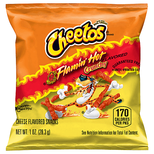 Cheetos Flamin' Hot Cheese Flavored Snacks Variety Pack, 40 ct