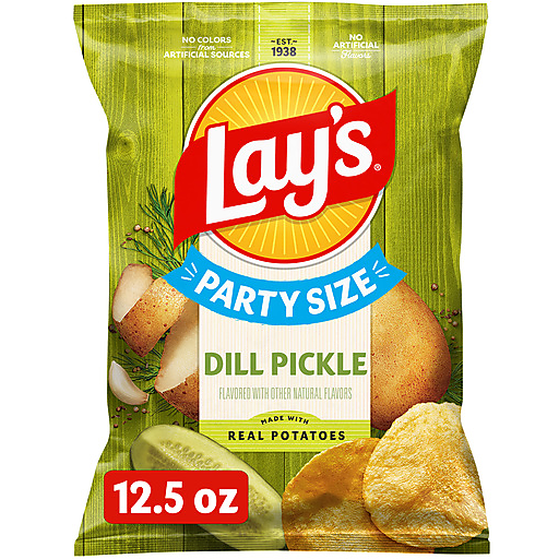 Lay's Lay's Potato Chips Dill Pickle 12 1/2 Oz 12.5 oz