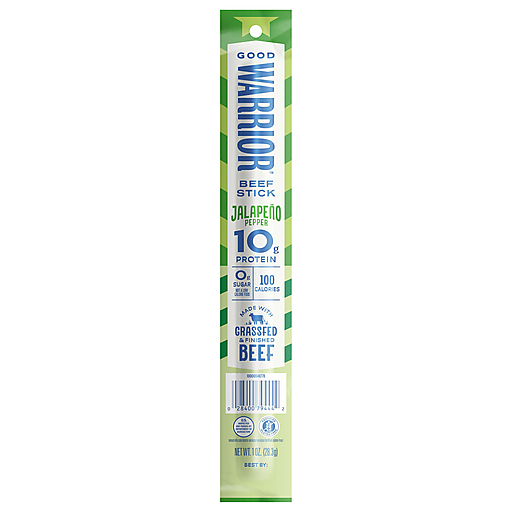 Good Warrior Jalapeno Pepper Beef Stick 1 oz
