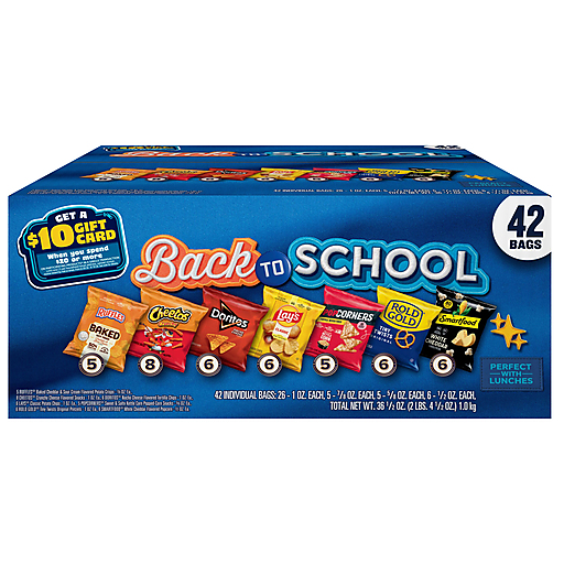 Pepsi Co Back To School Assorted Snacks 42 ea