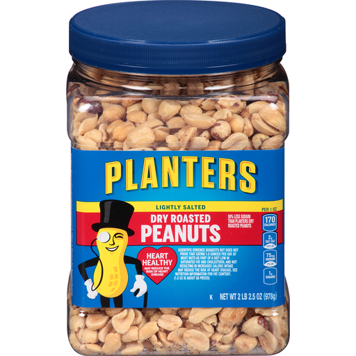 Planters Ltly Sltd Dry Rstd Peanut 34.5 | Nuts, Seeds & Mixes | Cost U Less