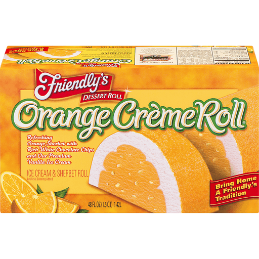 Friendly's Ice Cream Roll, Jubilee Roll 48 fl oz Ice Cream, Treats