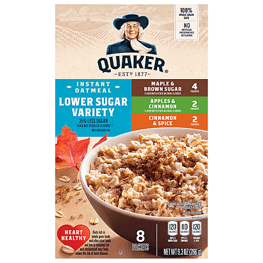 Quaker Oatmeal Variety Instant Oats Hot