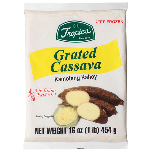 Tropics Grated Cassava 16 Oz | Asian Vegetables - Frozen | Island