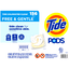 Tide Pacs Free & Gentle Detergent 4 Ea
