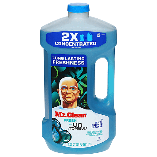Mr. Clean Fresh With Unstopables Multi Surface Cleaner 2 qt