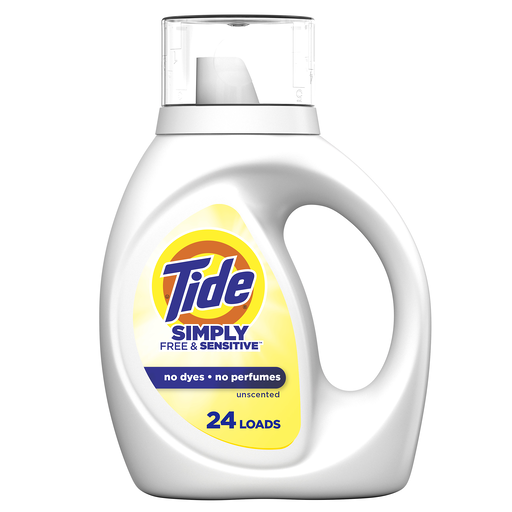 Tide Tide Simply Liquid Laundry Detergent, Free & Sensitive, 31 Fl Oz 32 fl oz