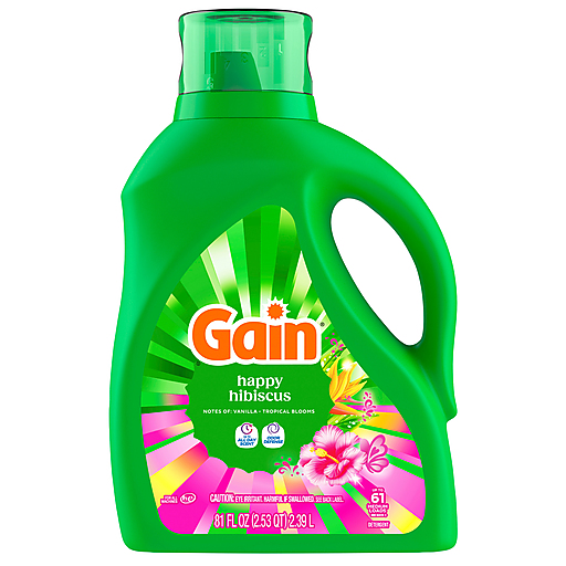 Gain Happy Hibiscus Detergent 81 fl oz