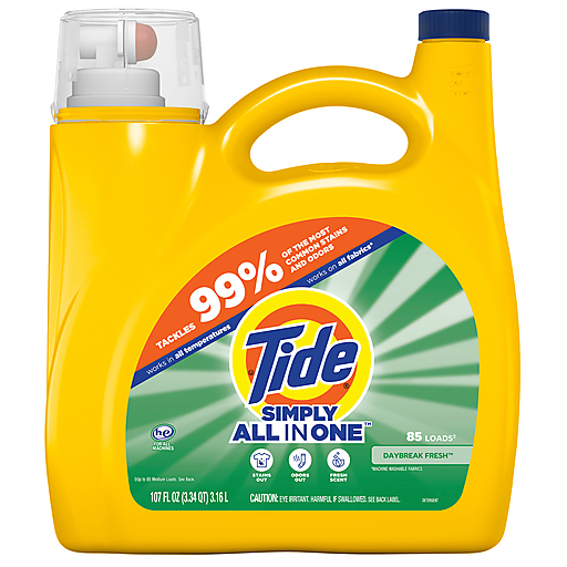 Tide Simply All In One Fresh Scent Detergent 85 ea