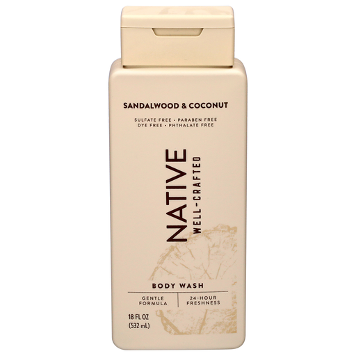 Native Sandalwood & Coconut Body Wash 18 fl oz
