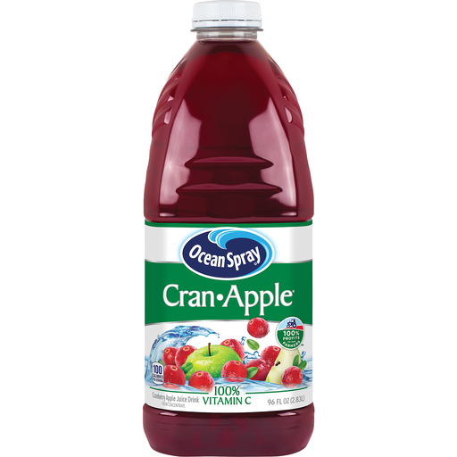 Ocean Spray® Cran-Apple® Cranberry Apple Juice Drink 96 fl. oz. Bottle ...