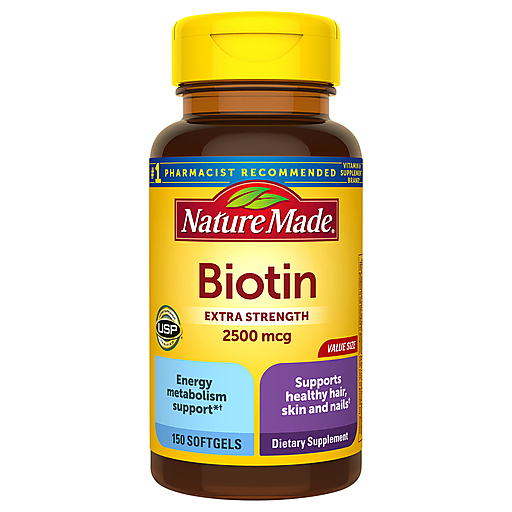 Nature Made Extra Strength Softgels 2500 Mcg Biotin 150 ea