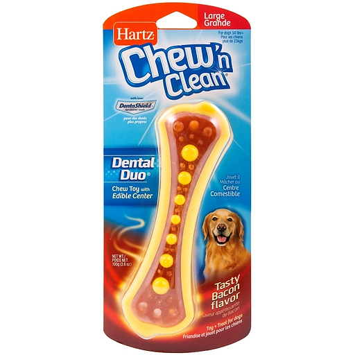Hartz Chew Toy, Dental Duo, Country Bacon Flavored 1 ea