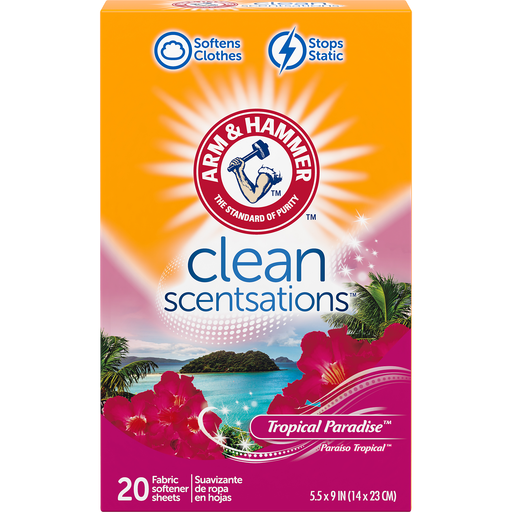 Arm and hammer clean scentsations 2025 dryer sheets