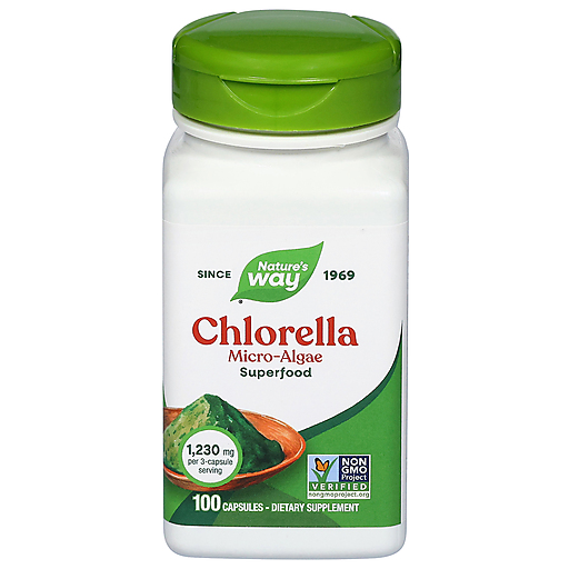 Nature's Way Capsules Chlorella 100 ea