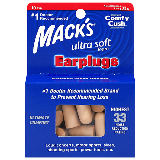 Mack's Ultra Soft Foam Earplugs 10 ea