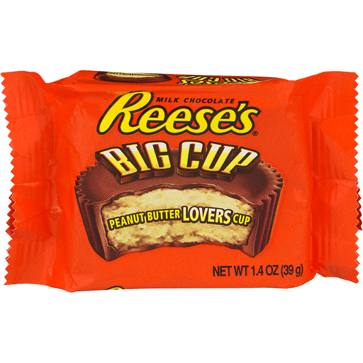 REESE'S Big Cup Milk Chocolate Peanut Butter Cup, 1.4 oz