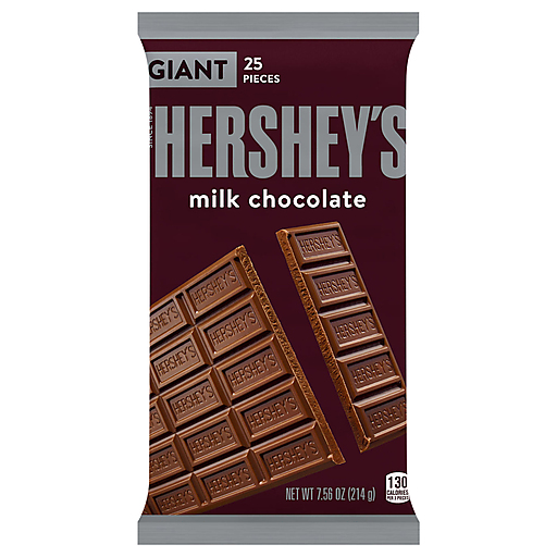 Hershey's Giant Milk Chocolate 25 ea