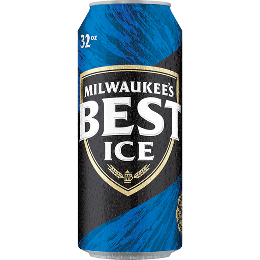 Milwaukee&rsquo;s Best Ice Beer, American Lager, 32 fl. oz. Can, 5.9 