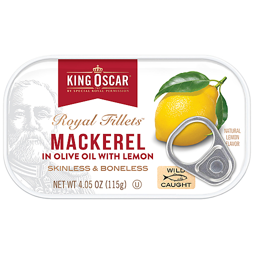 King Oscar Lemon Mackerel In Oil