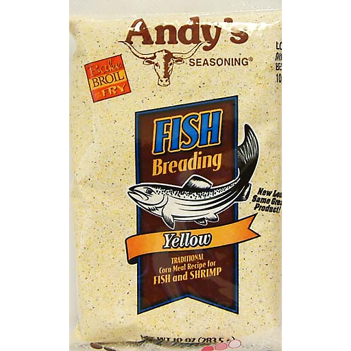 Andys Seasoning Fish Breading, Yellow