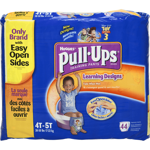 Huggies Pull-Ups Learning Designs Disney Pixar Toy Story 3 Size 4T-5T Training  Pants - 44 CT, Diapers & Training Pants