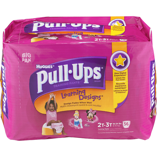 Huggies® Pull-Ups® Training Pants with Learning Designs® for Boys 2T-3T 56  ct Pack, Diapers & Training Pants