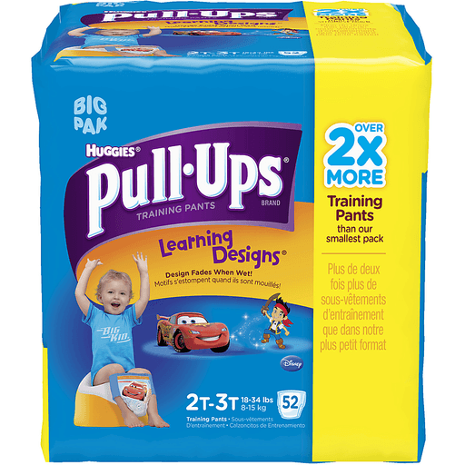 Huggies® Pull-Ups® Training Pants with Learning Designs® for Boys 2T-3T 52  ct Pack, Diapers & Training Pants