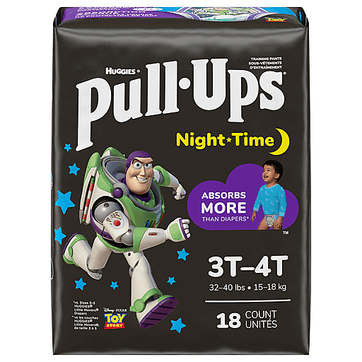 Pull-Ups Training Pants, Disney Pixar Toy Story, 3T-4T (32-40 lbs