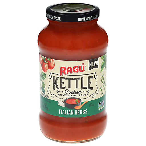 Ragu Kettle Cooked Italian Herbs Sauce 24 oz