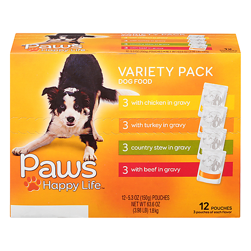 Happy paws shop dog food