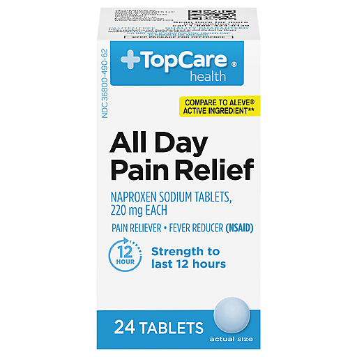 Top Care Tablets 220 Mg All Day Pain Relief 24 ea