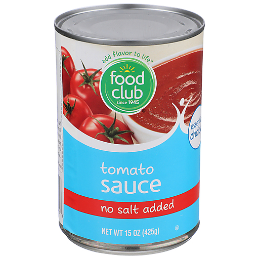 Tomato Sauce - No Salt Added