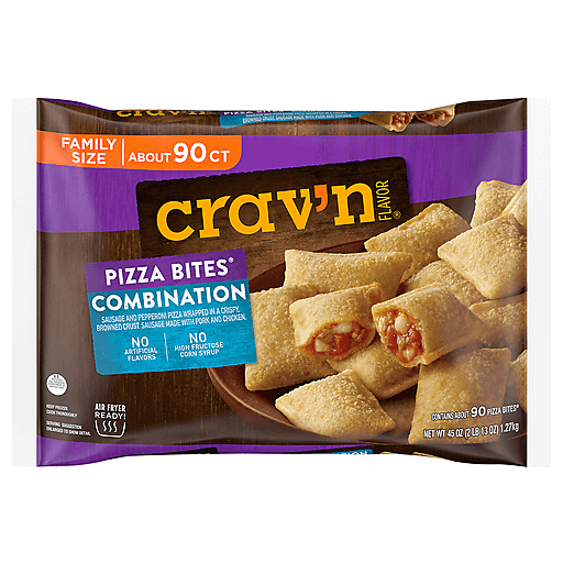 Crav'n Flavor Combination Pizza Bites Family Size 45 oz