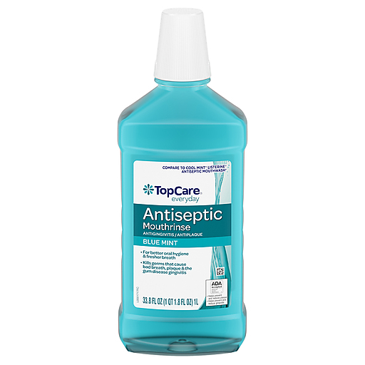 Top Care Blue Mint Mouth Rinse
