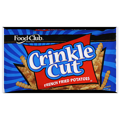 Great Value Crinkle Cut French Fried Potatoes, 80 oz Bag (Frozen)