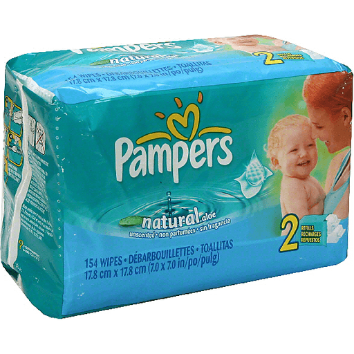 Pampers unscented baby fashion wipes