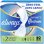 Always Always Infinity With Flex Foam Pads, Size 2, Heavy, Wings, 32 Ct 32 Ct