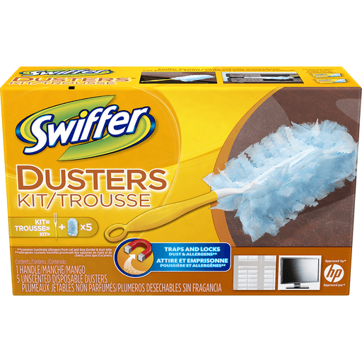 Swiffer Duster Kit Handle Duster Traps Dust Lot Of 2