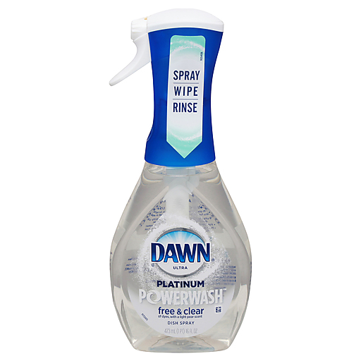 Dawn Free & Clear Powerwash Dish Spray, Dish Soap, Pear Scent