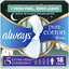 Always Always Pure Cotton With Flex Foam Pads, Size 5, Extra Heavy Overnight, Wings, 18 Ct 18 Ct