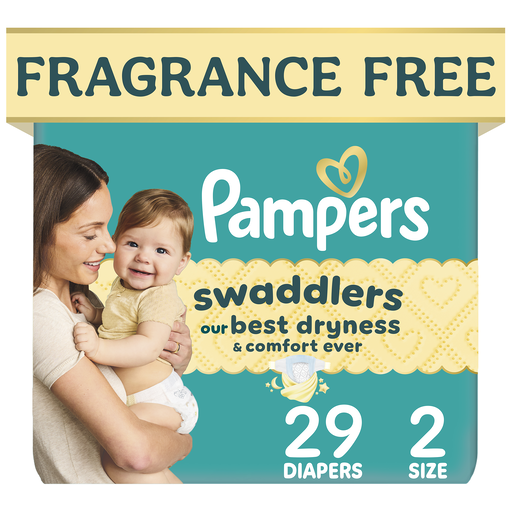 Pampers Pampers Swaddlers Diapers, Size 2, 29 Count 29 ct