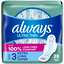 Always Always Ultra Thin Pads With Wings, Size 3, Extra Long Super, 28 Count 28 Ct