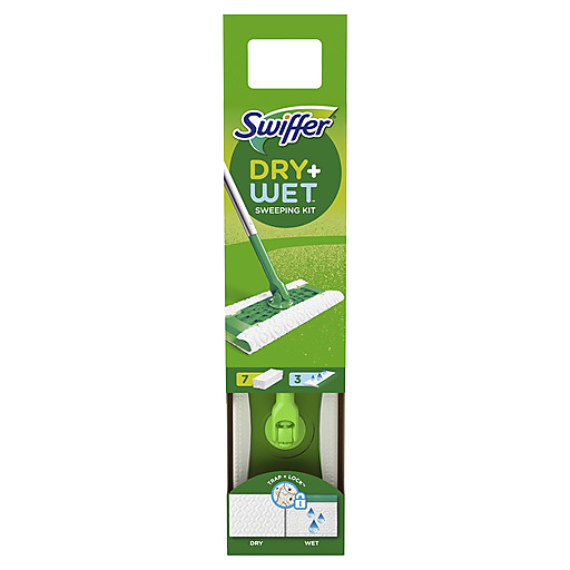 Swiffer Swiffer Sweeper 2 In 1 Dry + Wet Floor Mopping And Sweeping Kit ...