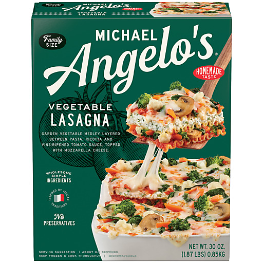 Michael Angelo's® Vegetable Lasagna Frozen 30.000 oz