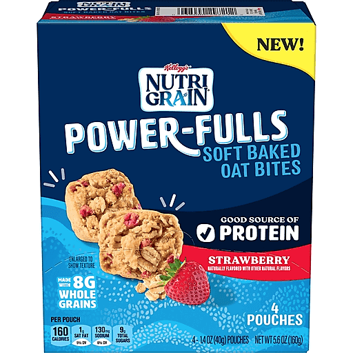 Kelloggs Nutri-Grain Powerfuls Strawberry