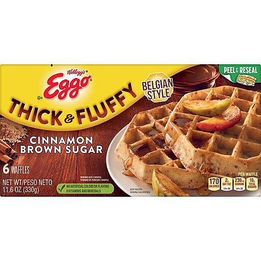 Eggo Waffles, Cinnamon Brown Sugar 11.6 oz