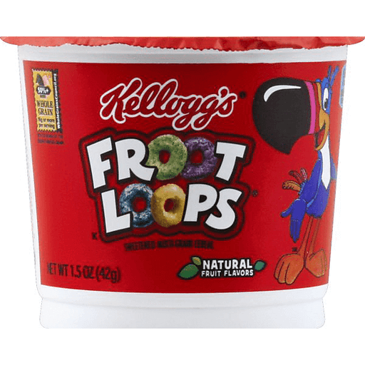 Kellogg's® Froot Loops Cereal Cups, 4 ct / 1.5 oz - Baker's