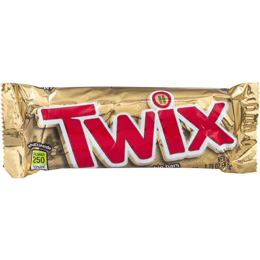 TWIX Full Size Caramel Chocolate Cookie Candy Bar, 1.79 Oz Bar | Bars ...