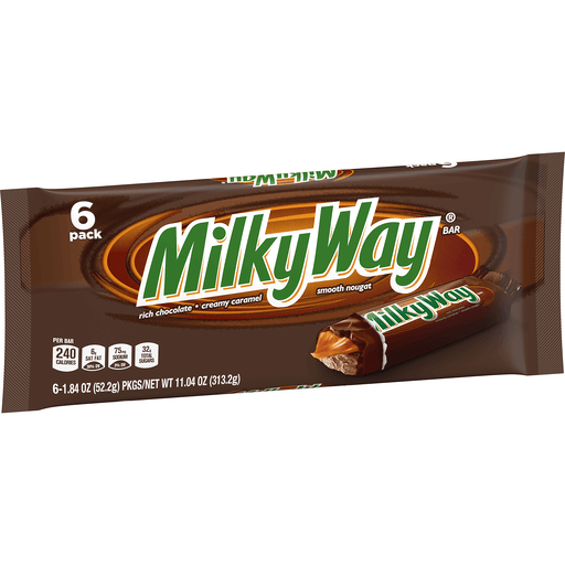 Milk Way Bars, 6 Pack